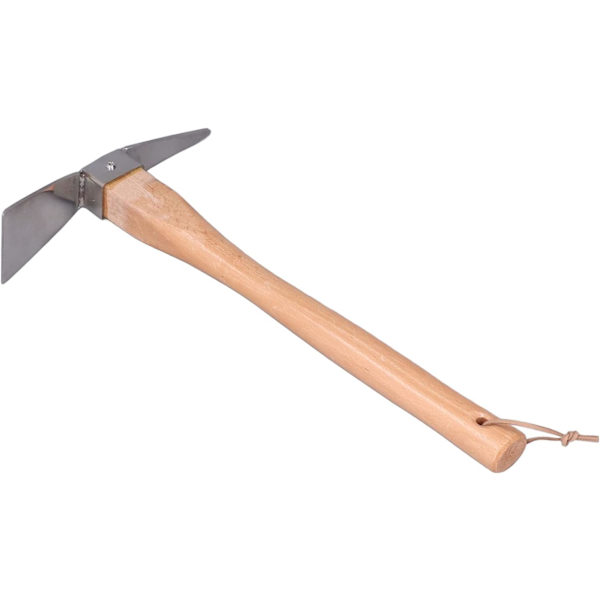 Have-tool til haven, pickaxe, lavet af træ med simpelt og fint håndværk