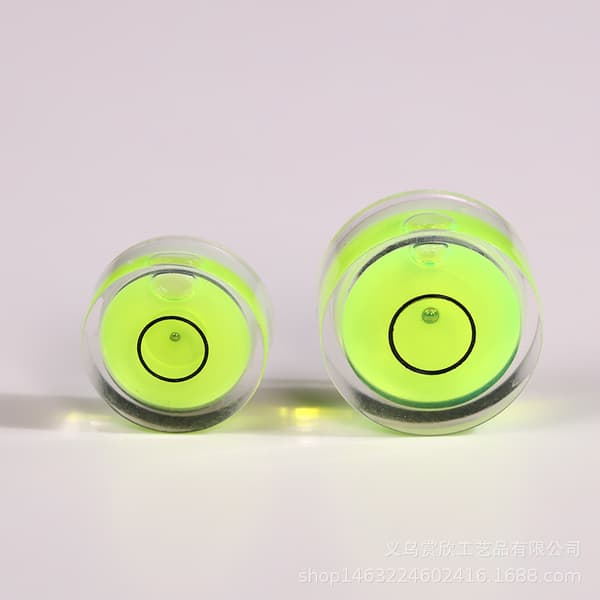 Sett med 3 runde vaterpass, 12 mm x 6 mm