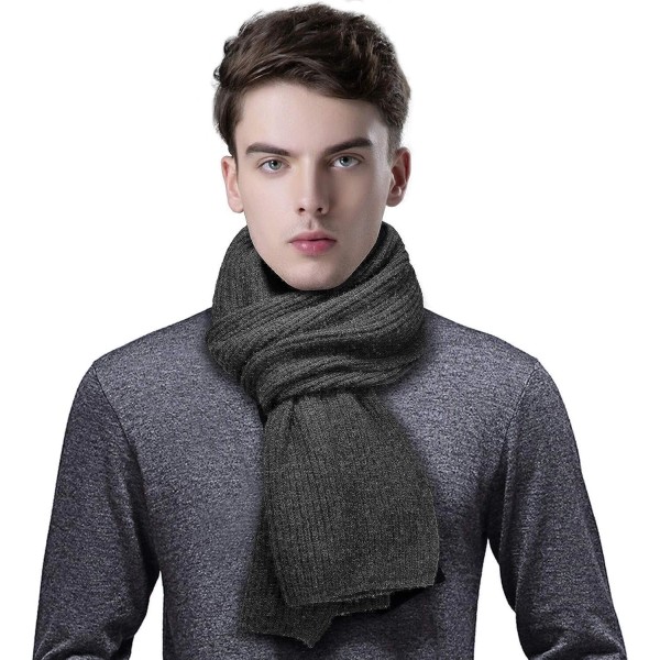 Unisex Klassisk Strikket Vinterhals, Myk og Varm Vinterstrikk