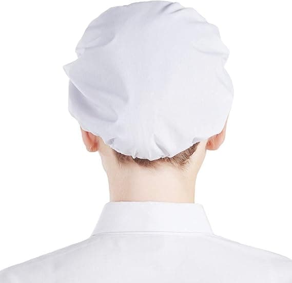 Unisex Kokkehatt Elastisk Kokkehatt Kokkhatt for Menn Kvinner med DXGHC