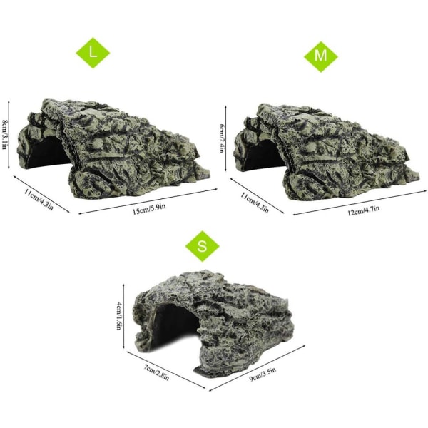 Reptil Refuge Resin Cave Stone Cave Hidden Refuge Turtle House R