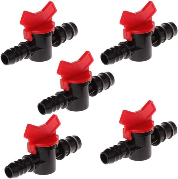 Vattenventilomkopplare PE Plastventil Akvarieaccessoarer med DXGHC