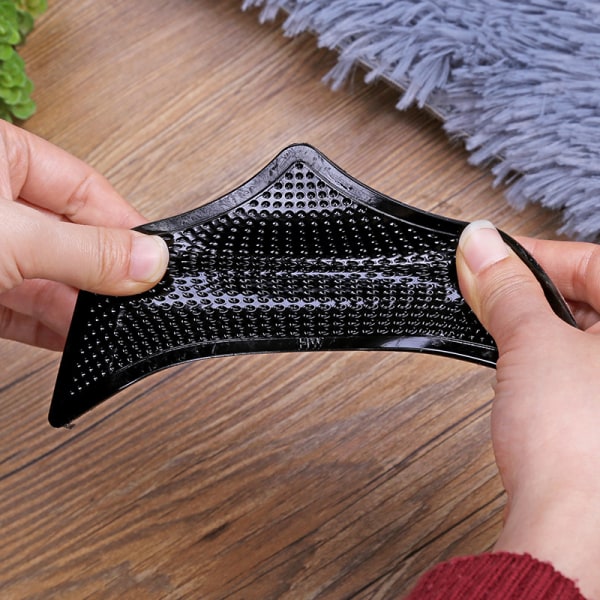 8-delad matta halkskydd silikon triangel matta halkskydd sid