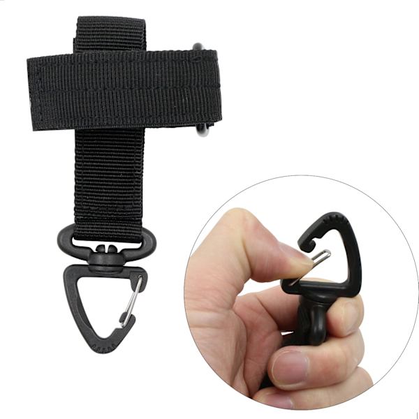 Handskhållare med klämma - 3 stycken med karbinhake Handskhållare DXGHC