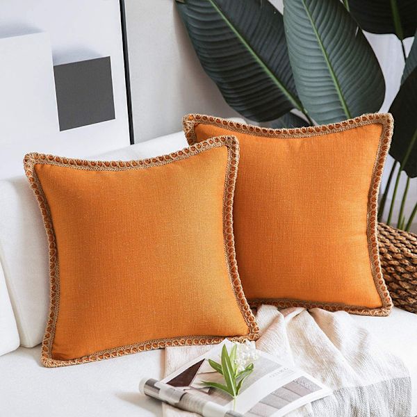 2-pak Farmhouse Burlap Trim Putevar