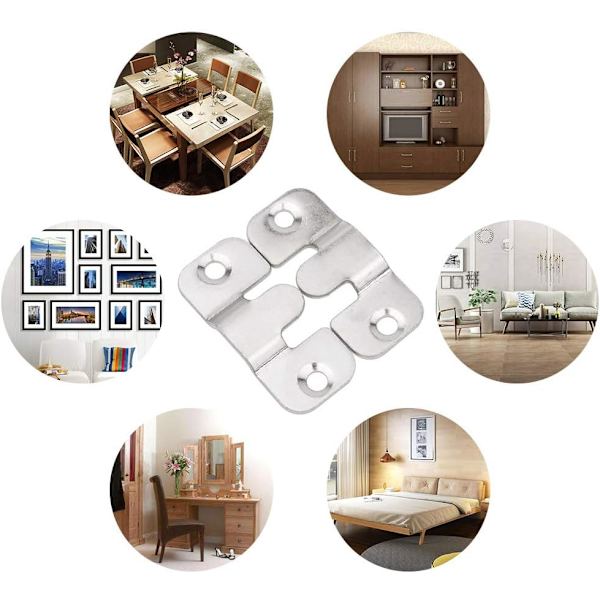 Bildehenger, Møbelkobling Flush Mount Brakett, Vegg