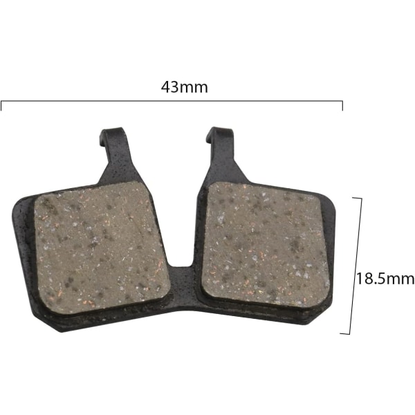 2 Par Sykkel Skivebremseklosser Kompatibel med MT5 MT7 3.5mm Thi