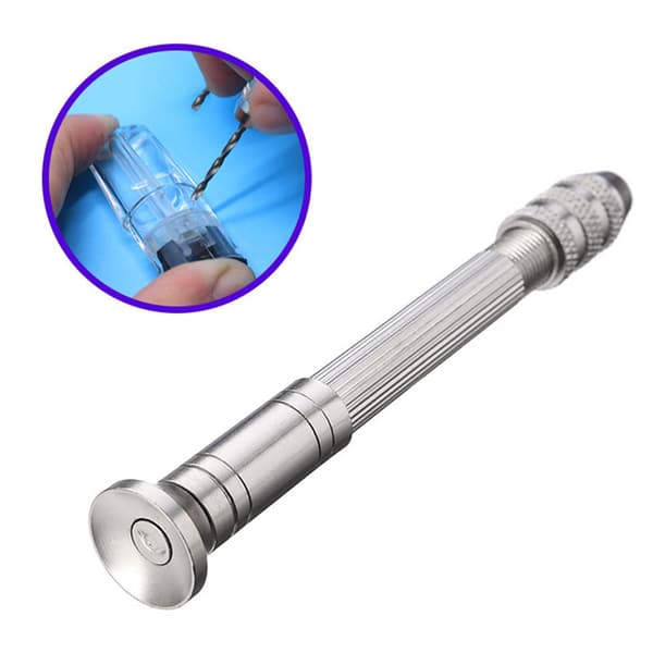 Minibor med 10 stk. Mikro Twist Bor Bits til Figurer (f