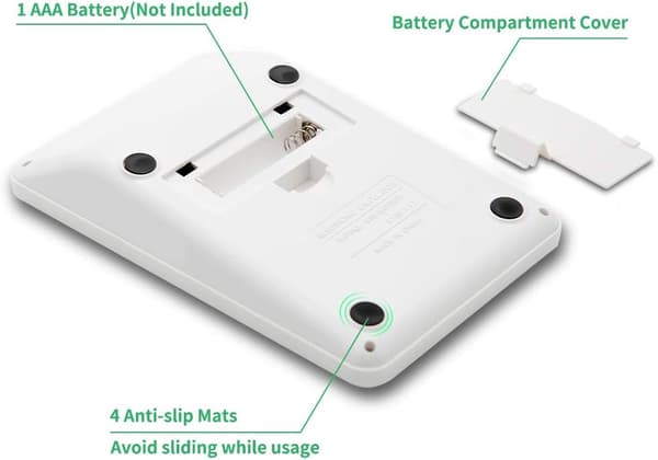 12-siffrig skrivbordsräknare med LCD-display, känslig knapp, D