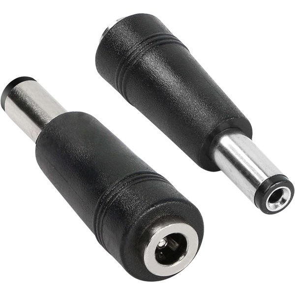 4 stk. DC Strømadapter 5,5x2,1 mm Han til 4,0x1,7 mm Hun Elec DXGHC