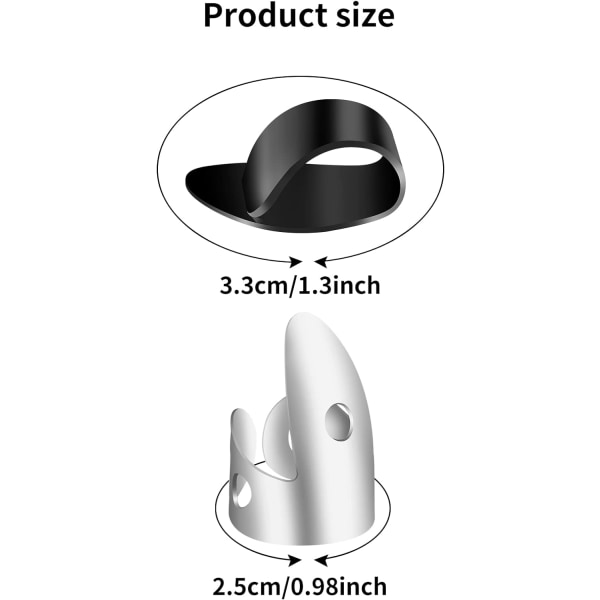 Set med 12 plektrum för gitarr, banjo DXGHC