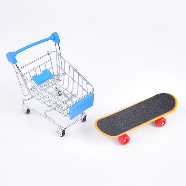 6 fugletræning legetøj papegøjetræning legetøj indkøbsvogn skateboard