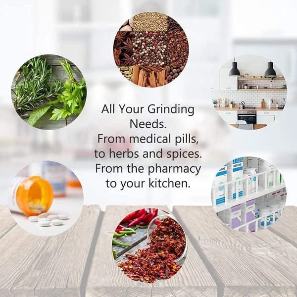 18/8 Rustfrit Stål Morter og Pistil Krydderi Grinder Urte Skål Pe