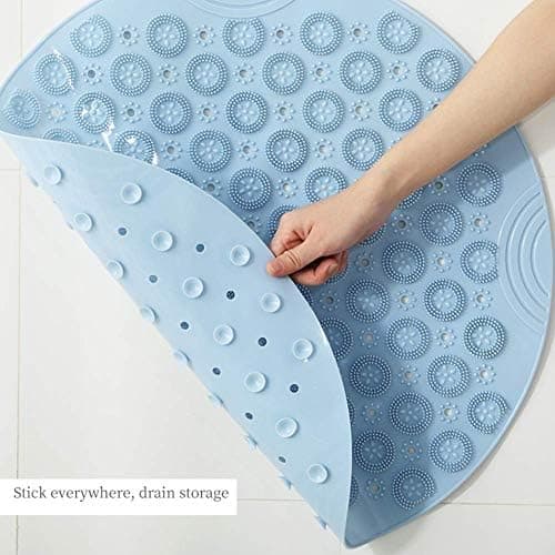 PVC Rund Massasje Badematte Antislipp Dusjmatte Badmatte Machi