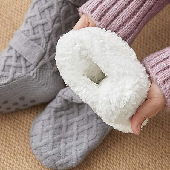 Slippersokker Varme Fluffy Sokker Super Bløde Fuzzy Sokker Vinter Kni