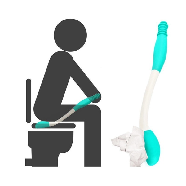 Long Distance Comfort Toilet Wipe Aid - Självbetjäningsbadrumsbot