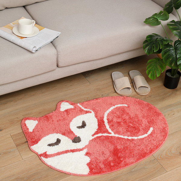 Floor mat flocked floor mat anti-slip absorbent for bathroom door