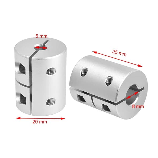 Motor Koblinger 5mm til 8mm NEMA 17 Aksel til RepRap 3D Printer