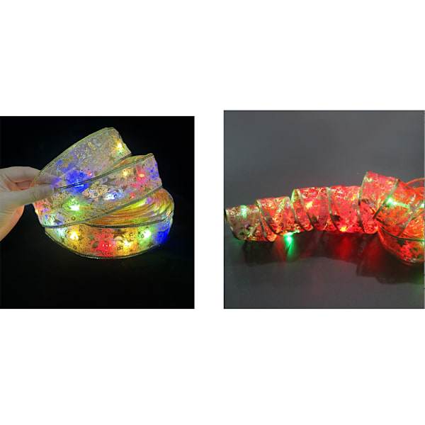 2 stk LED-bånd julelys 5M, LED juletre bånd, Lac