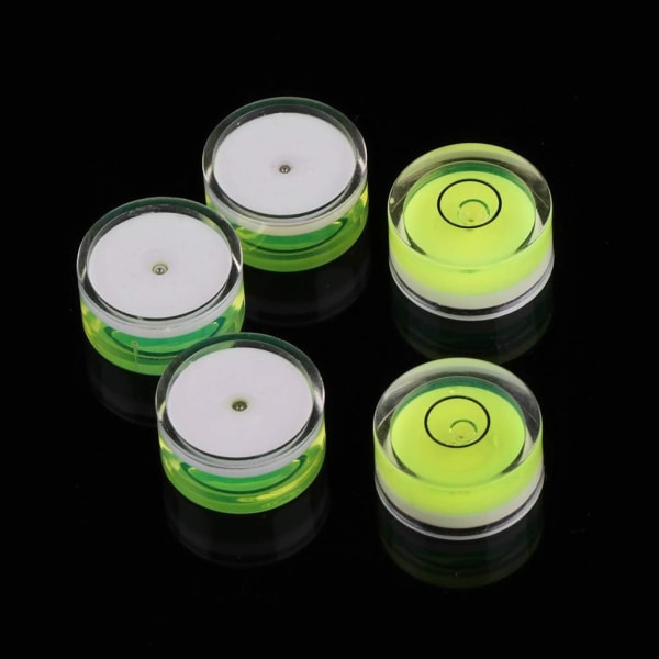 5pcs Round Spirit Level Mini Spirit Level Bullseye Level Meas DXGHC