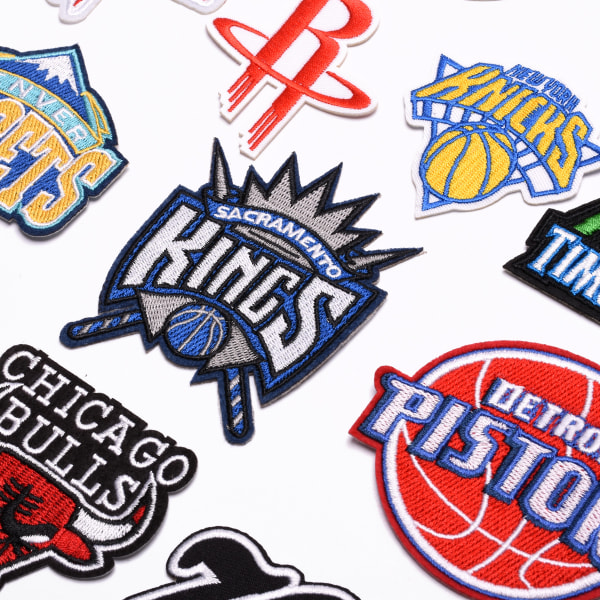 35 stycken basketboll-lag logotyp broderade lappar dator e DXGHC