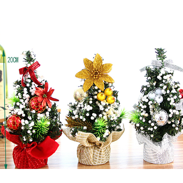 Baubles Tree 20cm Mini Julepynttre Julegave De