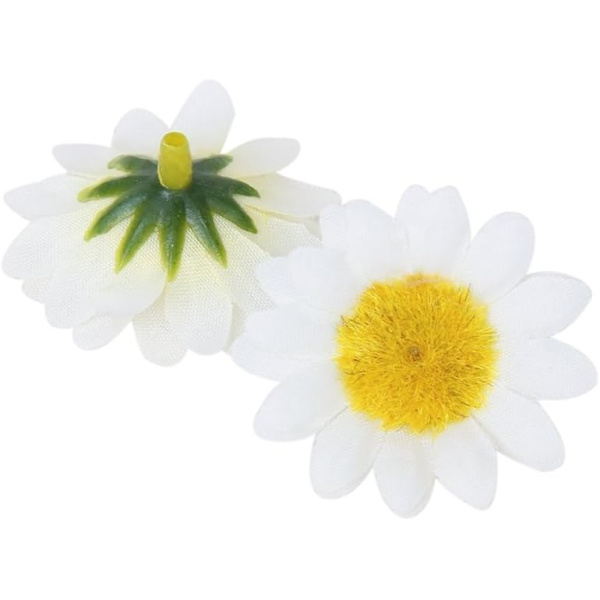 Konstgjorda Gerbera-Prästkragar för DIY Bröllop Festmåltid - 100 stycken