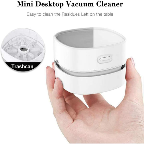Mini Borddammsugare, Sladdlös Skrivbordsdammsugare USB Laddningsbar