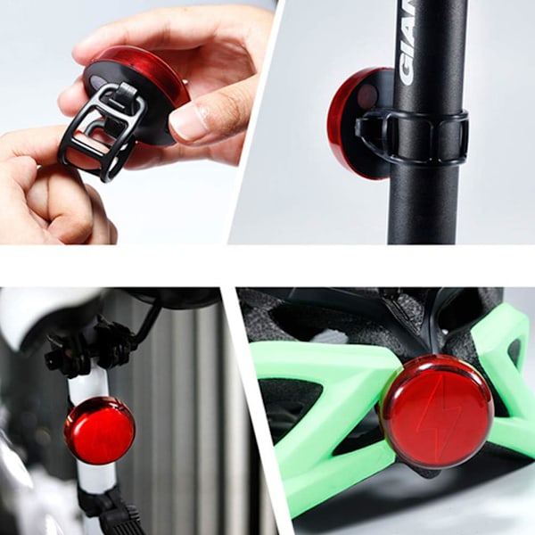 Cykelbaklyktor Cykellampor Plast Kraftfull Cykellampa Kraftfull