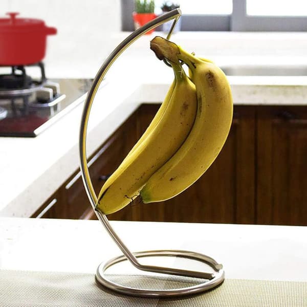 Bananställ i rostfritt stål, hållbart fruktställ