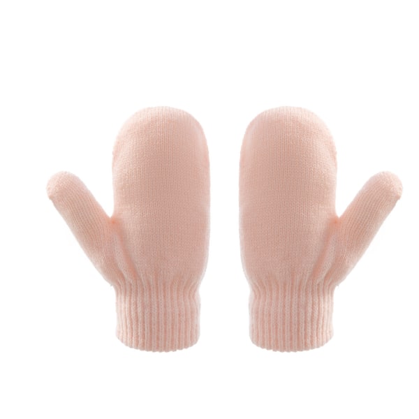 Stickad set för barn, handskar, varma och kalla hörselskydd