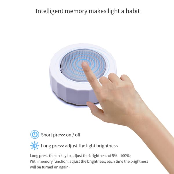 Dimbar Taklampe LED Innvendig USB Billampe Leselys Kuppel Tak