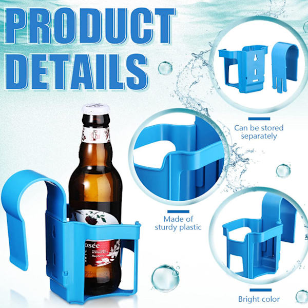 2 stk. Poolside Kopholder Pool Kopholder Til De Fleste Overjordiske P