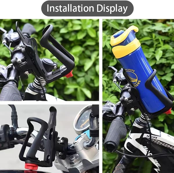 Cykelvattenflaskehållare, Universal Vattenflaskeburar, 360 Grader