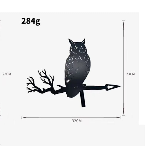 Form Vejrhane Hegn Montering Vejrhane Håndværk 30''（Ugle）