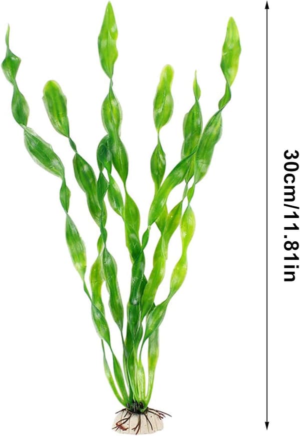 Store Akvarium Kunstige Planter Plast 10 stk Kunstige Akvatiske