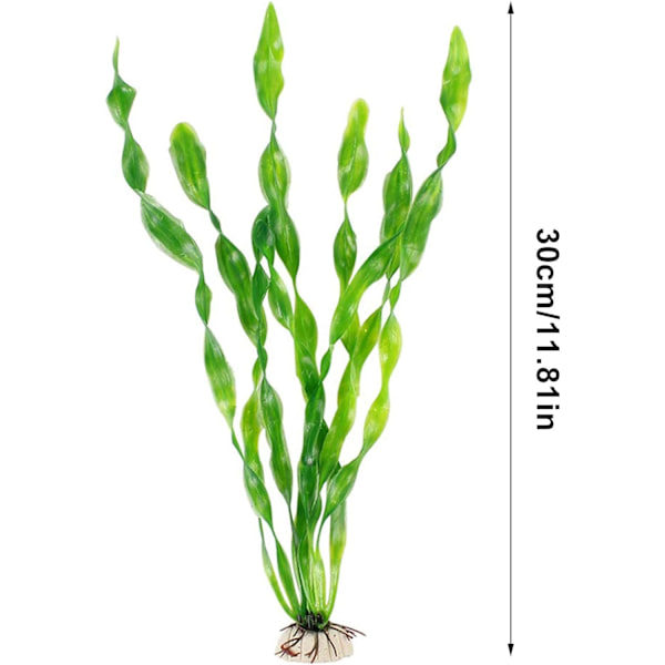 Store Akvarium Kunstige Planter Plastik 10 Stk Kunstige Vandplanter