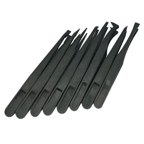 8-delars set handverktyg elastisk kolfiber antistatisk plast