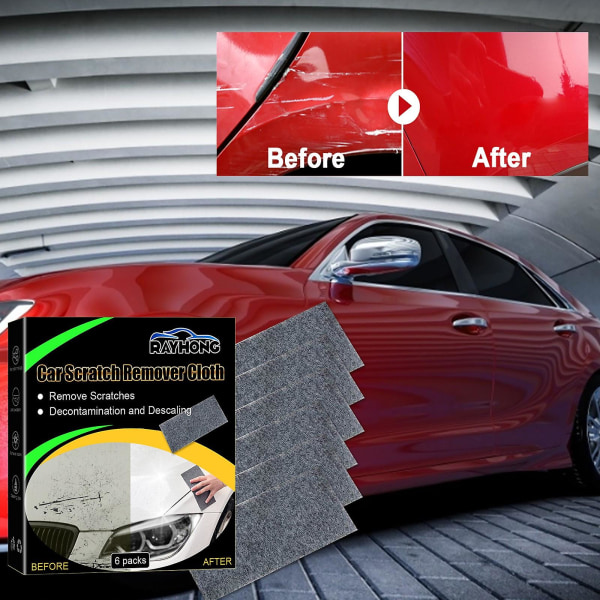 6 glitterdukar för bilrepor Multipurpose reparation Cl