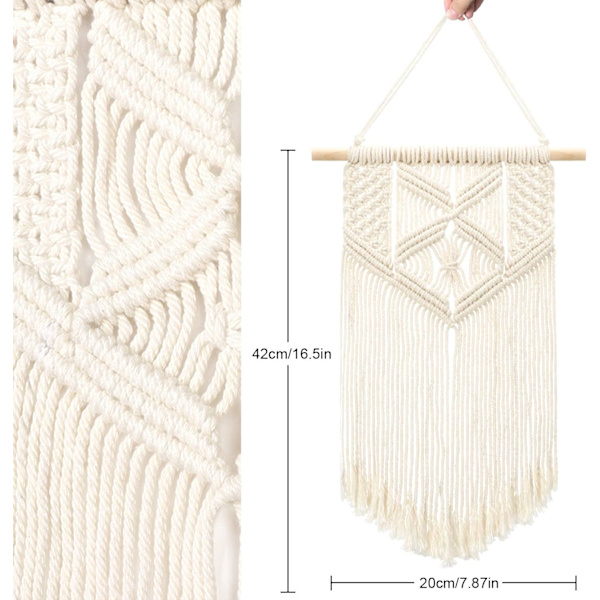 Macrame Väggbonad, Drömfångare Handgjord Bomull Drömfångare