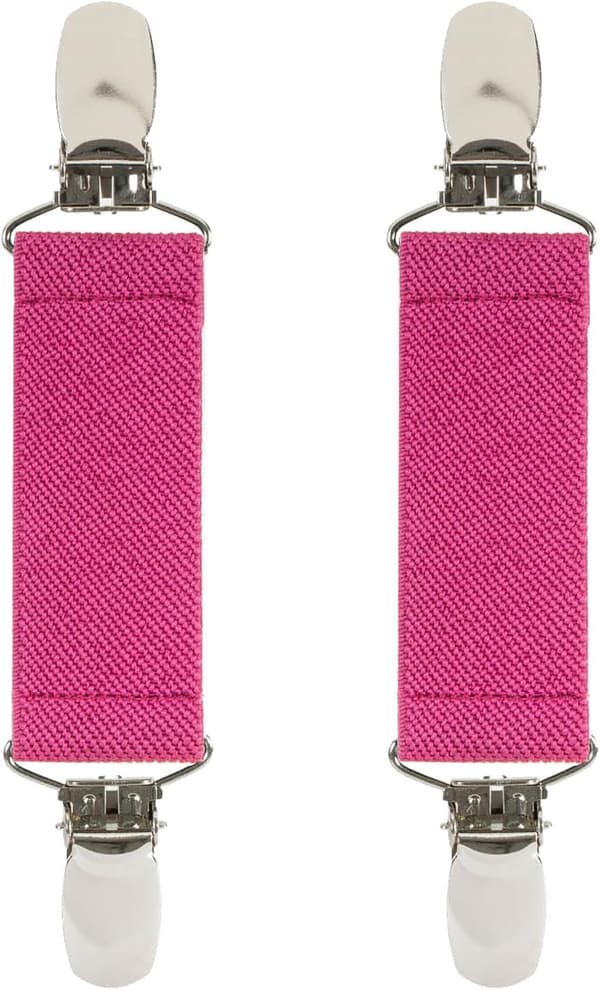 1” Stövlar Remmar Ben Byxa Stigbygel Elastisk med Extra Tunga Klämmor(Fu