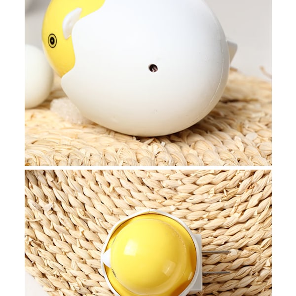 Liten Gul And-lampa - inbyggd led tecknad nattlampa
