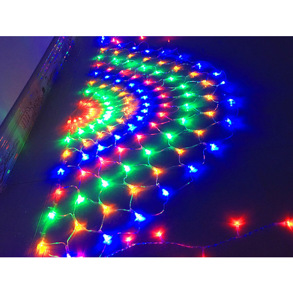 LED lysstreng påfugl netlys 110v fiskenetlys Chri