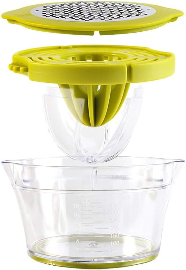Multifunktionell manuell saftpressare, 4-i-1 saftpressare för apelsiner, citroner, c