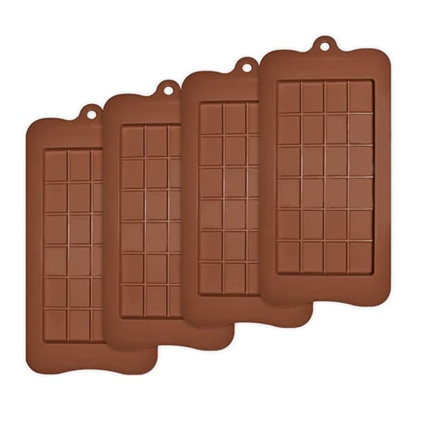 24 stk. DIY Chokoladechipsform, vafler, budding, Bageværktøj