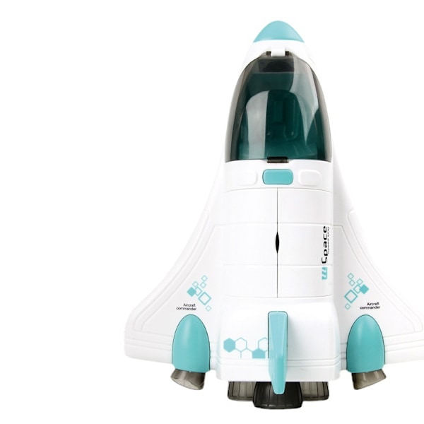 Romskip Flyleketøy for Barn med Lys, Lyd og Astronaut