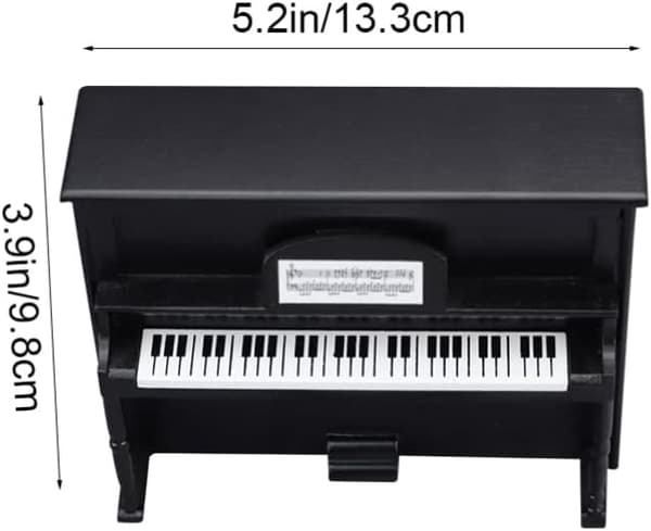 1 Set Dockhus Vertikal Mini Musikinstrument Piano I