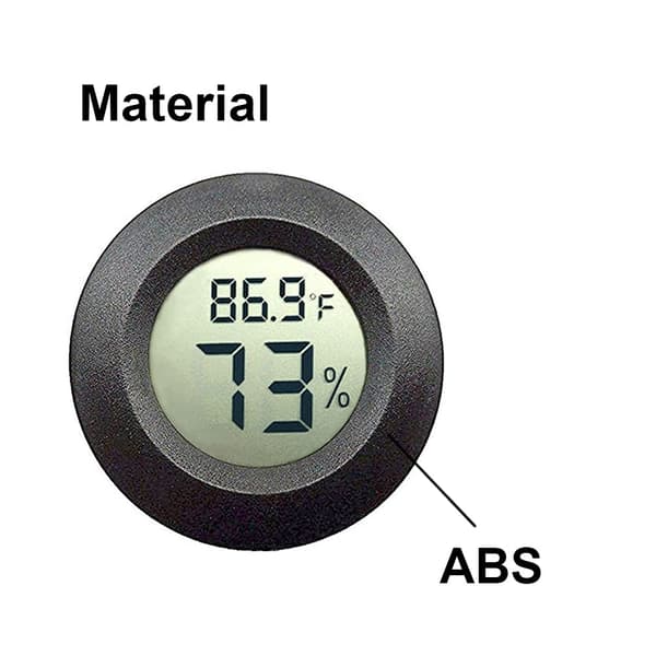 2-pak Mini Hygrometer Termometer Digital LCD Skærm Indendørs/Udendørs