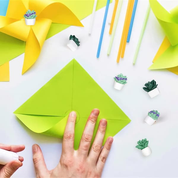 20 Stykke Søde Sukkulente Planter Dekorative Push Pins Farverige Flo