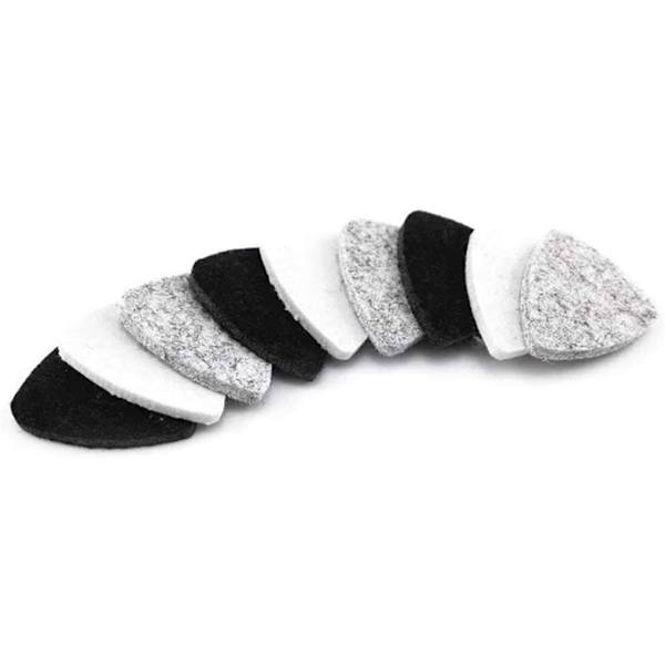 9 filtplektrum för gitarr, ukulele, bas DXGHC